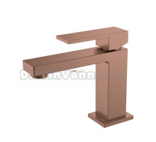 Смеситель для раковины Boheme Qubic 471-BRB brushed bronze