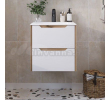 Тумба с раковиной Itana Nill 50 подвесная, белый глянец