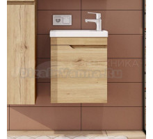 Тумба с раковиной Itana Sky 45 подвесная, дуб мавелла голд