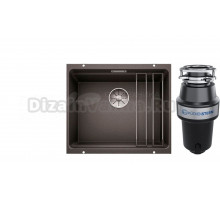 Комплект Мойка Blanco Etagon 500-U антрацит + Измельчитель KUCHENSTERN Muhle 351MU35