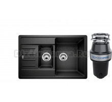 Комплект Мойка Blanco Legra 45 S Compact, антрацит + Измельчитель KUCHENSTERN Muhle