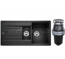 Комплект Мойка Blanco Legra 6 S антрацит + Измельчитель KUCHENSTERN Muhle 351MU35