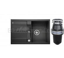 Комплект Мойка Blanco Metra 45S 513035 антрацит + Измельчитель KUCHENSTERN Muhle 351MU35