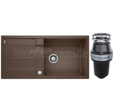 Комплект Мойка Blanco Metra XL 6S 515287, кофе + Измельчитель KUCHENSTERN Muhle