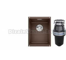 Комплект Мойка Blanco Subline 320-U, кофе + Измельчитель KUCHENSTERN Muhle