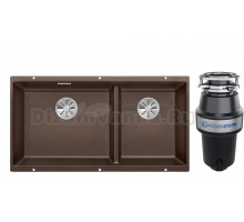 Комплект Мойка Blanco Subline 480/320-U, кофе + Измельчитель KUCHENSTERN Muhle