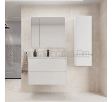 Мебель для ванной комнаты Style Line Лима 100 см подвесная LINE 100 2 ящика PLUS Белый Матовый ЭМАЛЬ