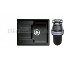 Комплект Мойка Blanco Zia 40 S антрацит + Измельчитель KUCHENSTERN Muhle 351MU35