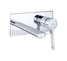 Смеситель для раковины Wellsee ONCE! and forever 182411000 С ВНУТРЕННЕЙ ЧАСТЬЮ, хром