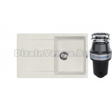 Комплект Мойка Lava L4.LAT, latte + Измельчитель KUCHENSTERN Muhle