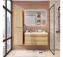 Мебель для ванной комнаты Itana Sky 100 подвесная, дуб мавелла голд