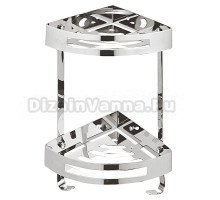 Полка AZARIO AZ-160-2 двухэтажная, хром