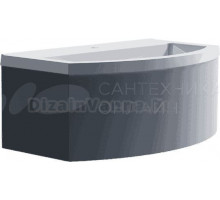 Тумба с раковиной Астра-Форм Венеция 2.0 80 подвесная, 1 ящик, серо-голубая