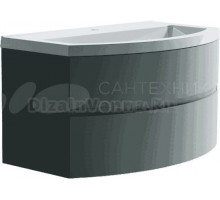 Тумба с раковиной Астра-Форм Венеция 2.0 80 подвесная, 2 ящика, зеленая