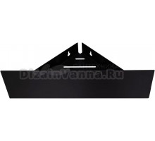 Полка Aquanet Магнум Н 341536 черная матовая