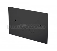 Кнопка смыва для унитаза Boheme 647-B латунь, цвет black, ультраплоская