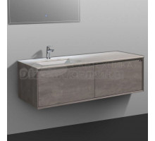 Тумба с раковиной Black&White Universe U909.1500 6562 G.ash, 8850 fishbelly white