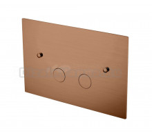 Кнопка смыва для унитаза Boheme 647-BRB латунь, цвет brushed bronze, ультраплоская