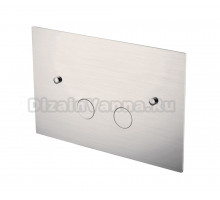 Кнопка смыва для унитаза Boheme 647-NB латунь, цвет nickel brush, ультраплоская