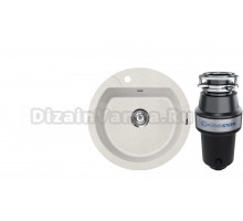 Комплект Мойка Lava R3, latte + Измельчитель KUCHENSTERN Muhle