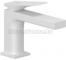 Смеситель для раковины Kludi Decus 542675375 EcoPlus, белый матовый