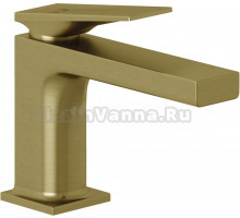 Смеситель для раковины Kludi Decus 54267N075 EcoPlus, брашированное золото