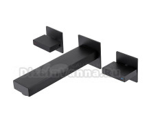 Смеситель для раковины Abber Daheim AF82122B С ВНУТРЕННЕЙ ЧАСТЬЮ, матовый черный