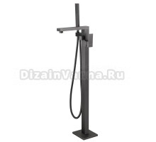 Напольный смеситель для ванны с душем Abber Daheim AF8215NG С ВНУТРЕННЕЙ ЧАСТЬЮ, никель