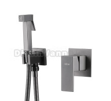 Гигиенический душ Abber Daheim AF8225NG со смесителем, С ВНУТРЕННЕЙ ЧАСТЬЮ, никель