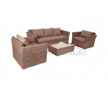 Комплект садовой мебели 5 в 1 4SiS Капучино коричневый