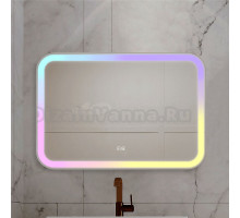 Зеркало Silver Mirrors Давид-RGB 80x55 с подсветкой мульти-цвет