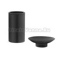 Набор Стакан Boheme Uno 10982-B + Мыльница 10981-B