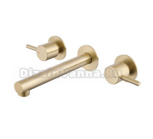 Смеситель для раковины Abber Emotion AF88121G С ВНУТРЕННЕЙ ЧАСТЬЮ, матовое золото