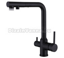 Смеситель для кухни Abber Emotion AF8814B матовый черный