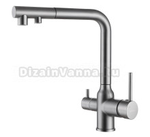 Смеситель для кухни Abber Emotion AF8814NG никель