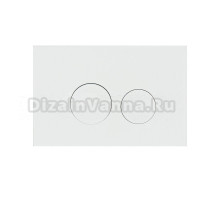 Кнопка смыва для унитаза Olive'S Plaza PL411W АБС-пластик, цвет матовый белый