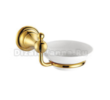 Мыльница AZARIO Elvia AZ-91108G настенная, керамическая, золотая