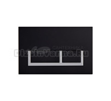 Кнопка смыва для унитаза Olive'S Sierra SR419B АБС-пластик, цвет матовый черный