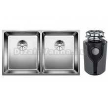 Комплект Мойка Blanco Andano 340/340-U + Измельчитель KUCHENSTERN Muhle