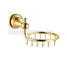 Мыльница AZARIO Elvia AZ-91109G настенная, золотая