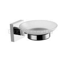 Мыльница AZARIO Rina AZ-87008 настенная, стеклянная, хром