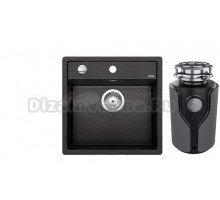 Комплект Мойка Blanco Dalago 5 антрацит + Измельчитель KUCHENSTERN Muhle 353MU35