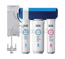 Система обратного осмоса Барьер Evolution Осмо M трехступенчатый, безбаковый, с краном на 2 типа воды