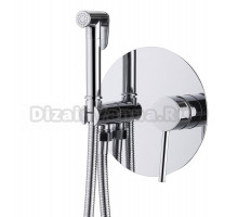 Гигиенический душ Abber Emotion AF8826 со смесителем, С ВНУТРЕННЕЙ ЧАСТЬЮ, хром