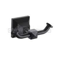 Крючок AZARIO Altre AZ-96005AB черный, на шурупах