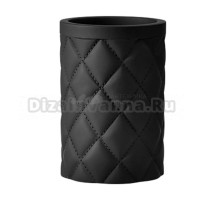 Стакан для зубных щеток Wasserkraft Never K-1828 черный