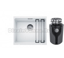Комплект Мойка Blanco Etagon 500-U 522231, белая + Измельчитель KUCHENSTERN Muhle