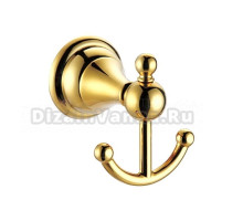 Крючок AZARIO Elvia AZ-91105G золото, на шурупах