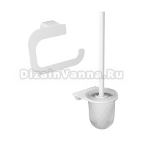 Набор Держатель Wasserkraft Kammel K-8396WHITE + Ершик K-8327WHITE