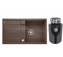Комплект Мойка Blanco Metra 5S 515041, кофе + Измельчитель KUCHENSTERN Muhle